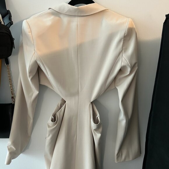 OAK AND FORT CREAM BLAZER DRESS - Picture 5 of 6